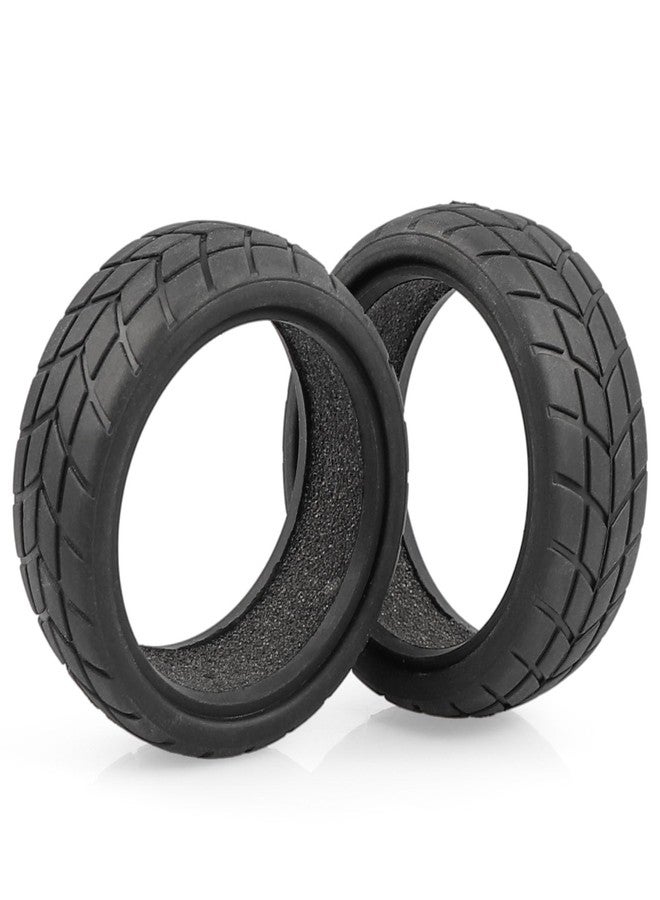 AIMROCK RC On Road Car Tires, 64mm Rubber Tyres for 1/10 1/12 Traxxas Tamiya TT01 TT02 HSP Wltoys HPI KYOSHO Car, Pack of 4 - Image 2